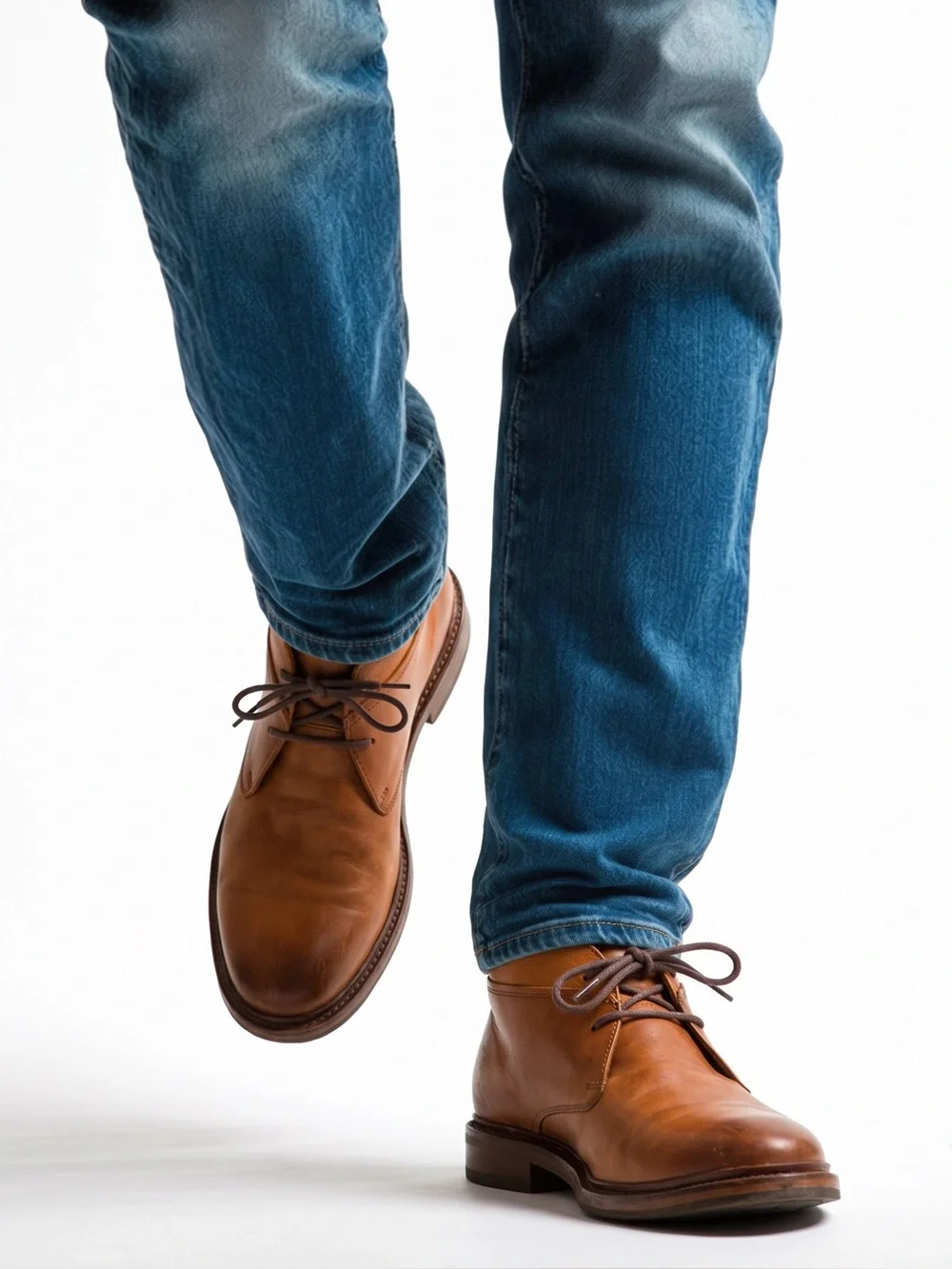 Cole Haan Classic Williams Welt Chukka Brown Leather British Tan Cognac